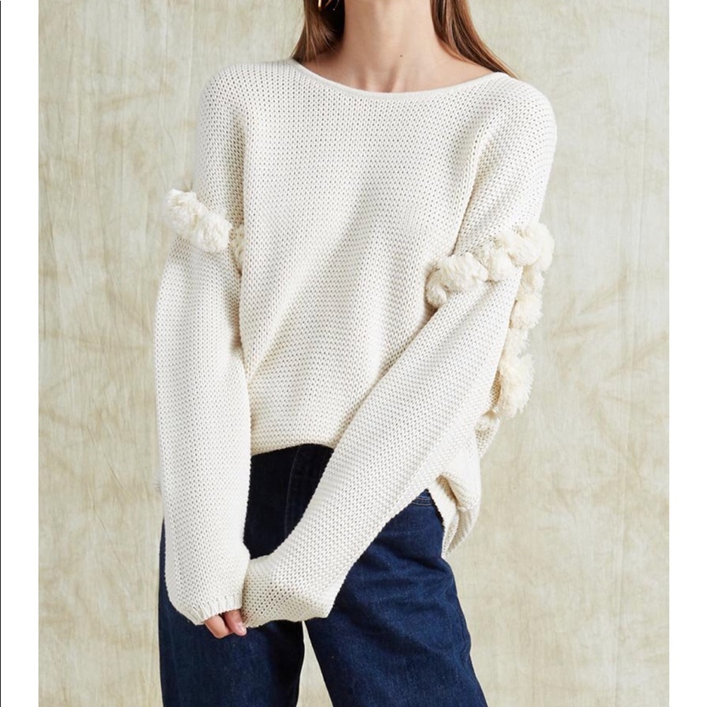 Chan Luu Seed Pearl Quinn Sweater